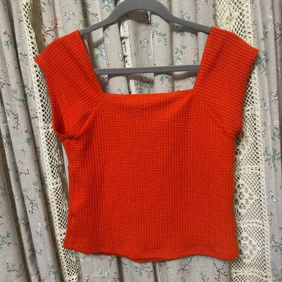 3/$30 MAEVE By Anthropologie Gathered Sweetheart Top Women's‎ Size Medium - Picture 5 of 5